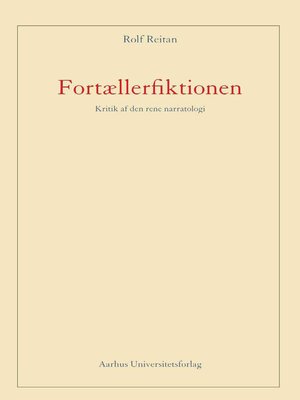 cover image of Fortællerfiktionen